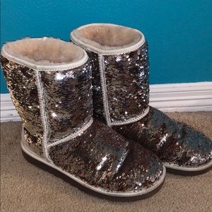 Reversible Sequin Uggs